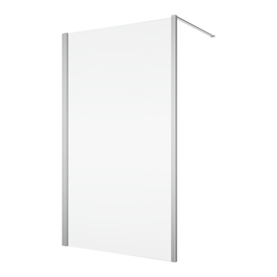 Zástěna Walk-In Ronal Top-Line S 120X200CM ALUCHROM/DURLUX