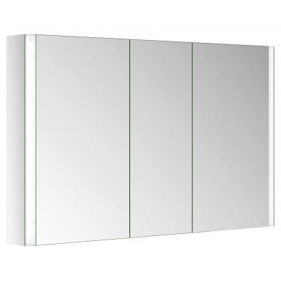 Skříňka zrcadlová s LED osvětlením Keuco SOMARIS 120X71X12.8CM BÍLÁ/DUB S 14504853111