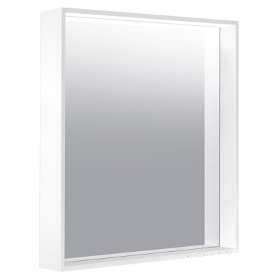 Zrcadlo s osvětlením a vyhříváním Keuco PLAN 65X70X10,5CM INOX MATNÝ