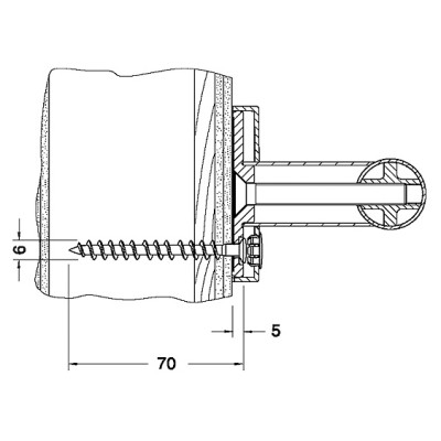 Sada upevňovací Keuco Plan Care MOUNTING SET 4