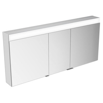 Skříňka zrcadlová s LED osvětlením Keuco EDITION 400 141X65X16.7CM ELOX