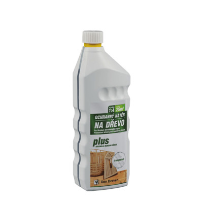 Nátěr ochranný na dřevo DB PLUS  1KG TRANSP.