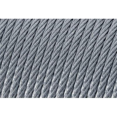 Lano ocelové ČSN024320 (1X19) 1.2/1.6 PVC