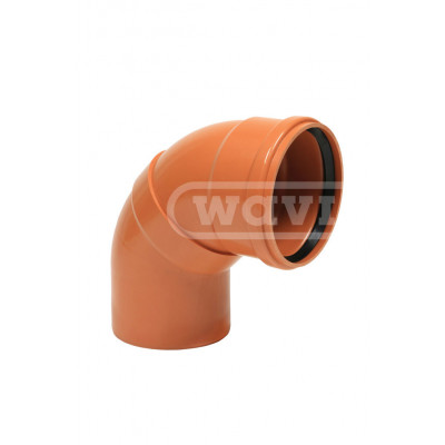 Koleno kanalizační SOLIDWALL PVC SDR34 DN250/90° DF903057N