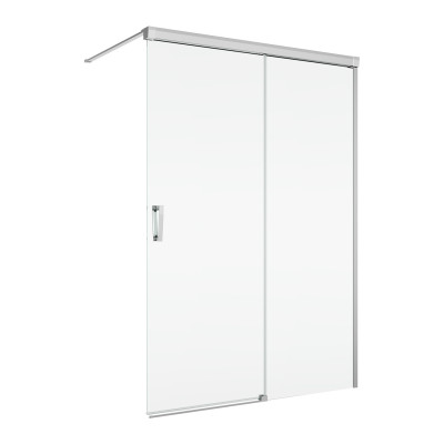 Zástěna Walk-in Ronal Cadura 150X200CM PRAVÁ ALUCHROM/ČIRÉ