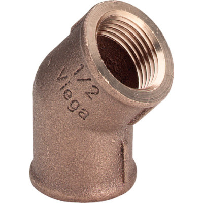 Koleno vnitřní Viega 3120 bronz 1˝-45° (BAL.5/50)