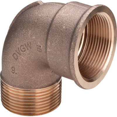 Koleno vnitřní/vnější Viega 3092 bronz 1˝-90° (BAL.5/50)