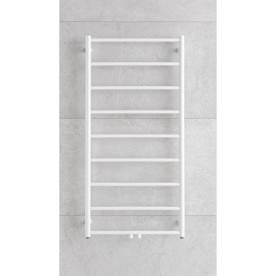 Těleso koupelnové trubkové PMH Naas NS3 500X1210MM STŘED BÍLÁ STRUKT.