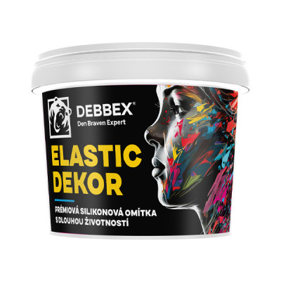Omítkovina silik.zatíraná DB ELASTIC DEKOR ZRNO 1.5 MM 25KG