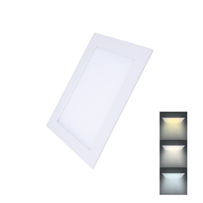 LED mini panel CCT podhledový Solight 12W.900LM.3000K-6000K.ČTVERCOVÝ WD141