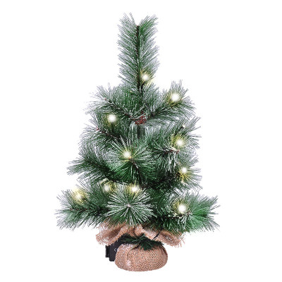Stromek LED vánoční 15 LED Solight 45CM.3X AA. IP44. ČASOVAČ