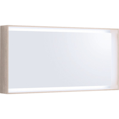 Zrcadlo s osvětlením Geberit Citterio 119X58.4CM SVĚTLÝ DUB