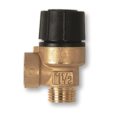 ventil pojistný pro topení Ivar PV 1234 1/2˝FF 1,8BAR MOSAZ