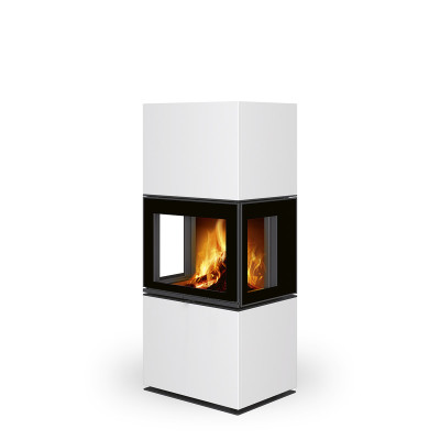 Kamna krbová designová Romotop Lera C G KERAMIKA SILVER LERXDC 10 54505