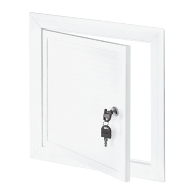 Dvířka revizní DB PVC SE ZÁMKEM 400X600 MM BÍLÁ
