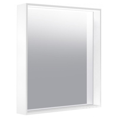 Zrcadlo s osvětlením Keuco PLAN 65X70X10,5CM INOX MATNÝ