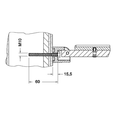 Sada upevňovací Keuco Plan Care MOUNTING SET 8