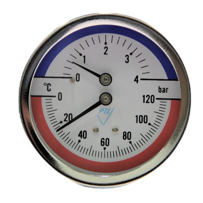 Termomanometr TM 80 ZP 20-120°C 4BAR G1/2˝ TM 80 20-120 °C/4 bar zp