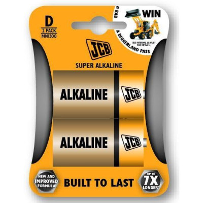 Baterie alkalická JCB R20/D BLISTR 2 KS:S5340