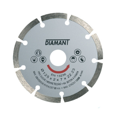 Kotouč diamantový SEGMENT DB 125MM STANDARD