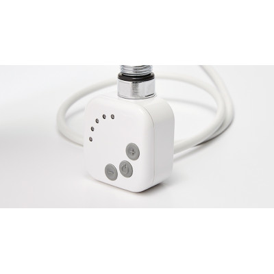 Tyč topná elektrická PMH HT2 rovný kabel A TERMOSTAT. 500W. BÍLÁ LESK