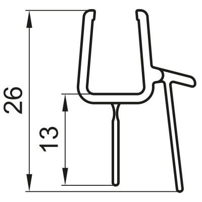 Těsnění vodorovné Ronal Pur PRO 8MM SKLA, 100CM