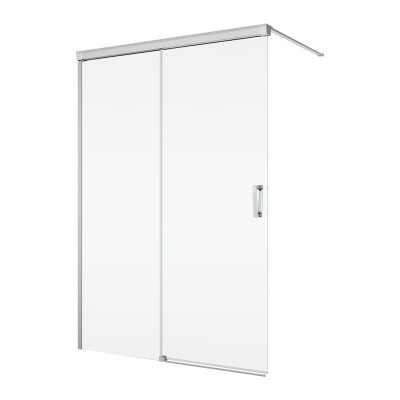 Zástěna Walk-in Ronal Cadura 160X200CM LEVÁ ALUCHROM/ČIRÉ