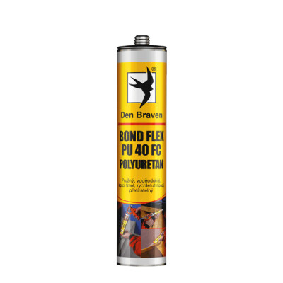 Tmel polyuretanový BOND FLEX PU 40 FC DB 300ML ŠEDÁ