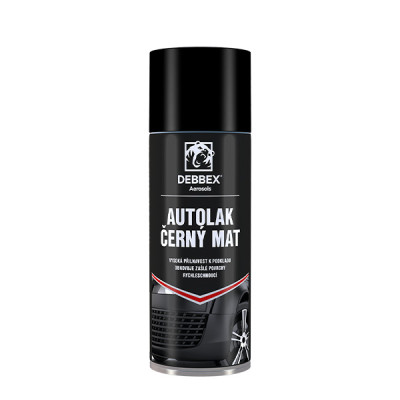 Autolak Tectame DB 400ML ČERNÝ MAT DÓZA