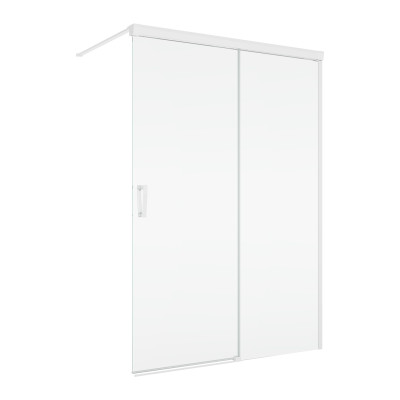 Zástěna Walk-in Ronal Cadura 100-140 V. DO 200CM P BÍLÁ MATNÁ/SCREEN CAW2DSM10987