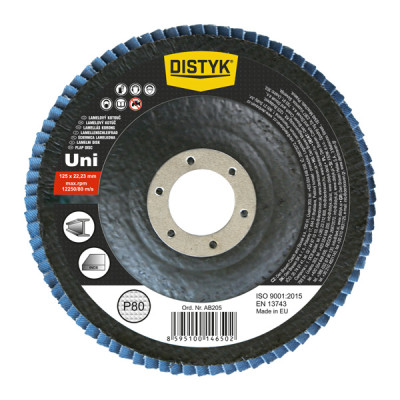 Kotouč lamelový UNI DB 115X22 P80