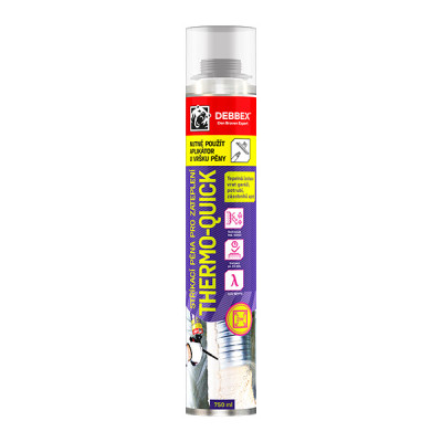 Pěna stříkací THERMO-QUICK DB 750ML DEBBEX